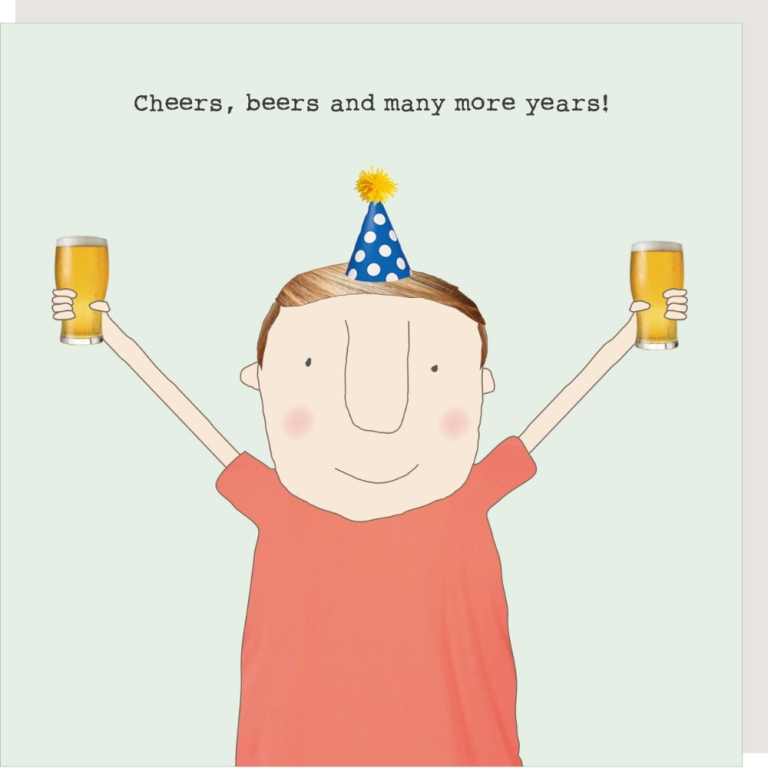 Cheers Beers | Funny birthday card