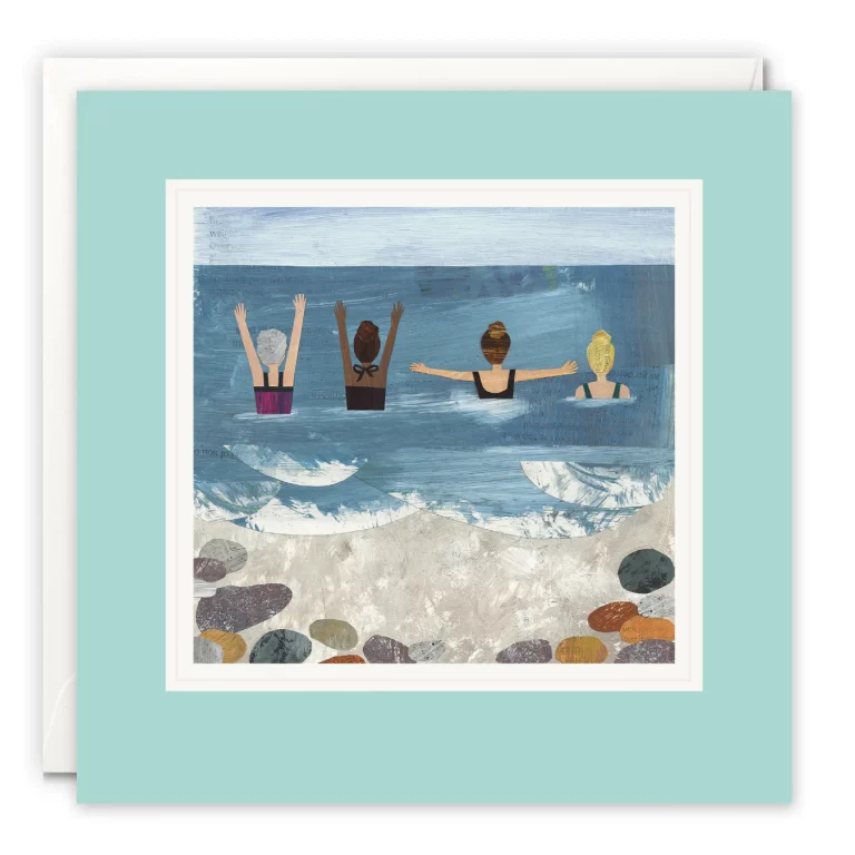 Wild Sea Swimmers Paintworks Card