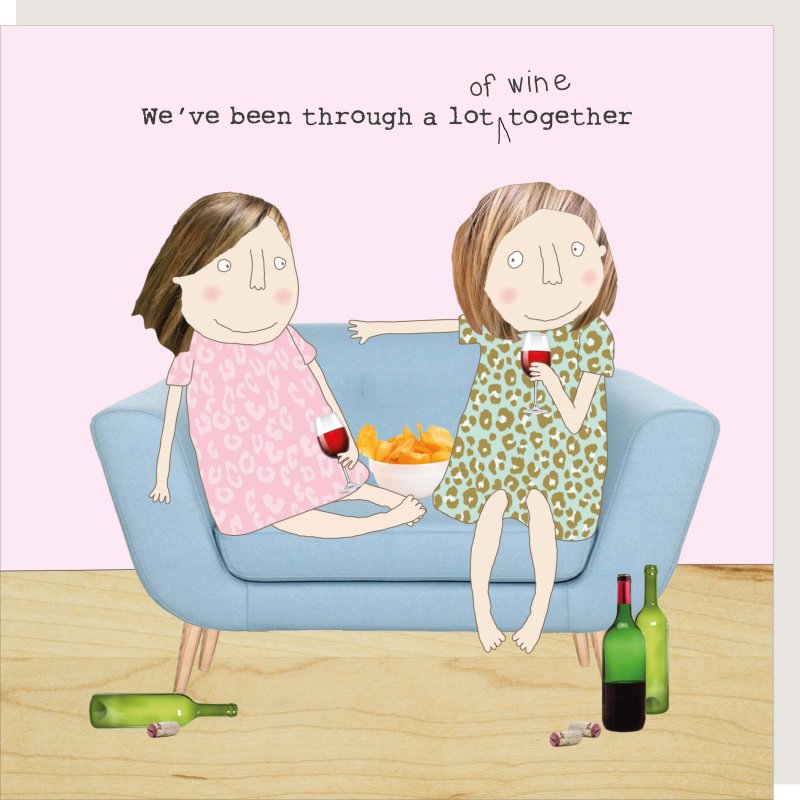 Wine Together | Funny friendship card