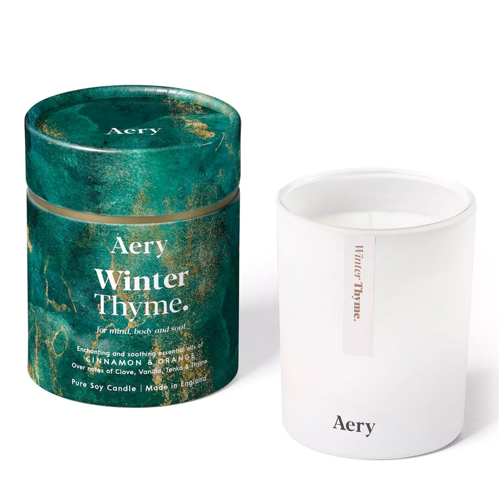 Winter Thyme Scented Candle - Orange, Clove and Thyme