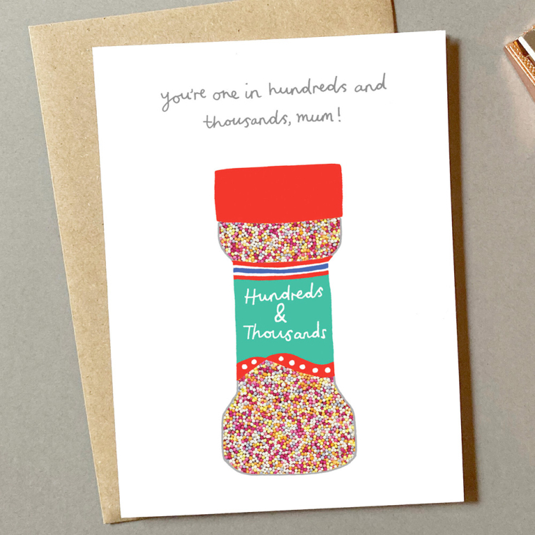 Hundreds and Thousands | Mother's Day card