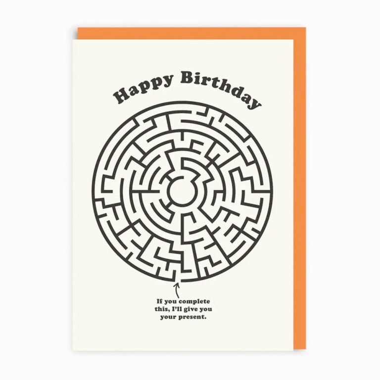 Happy Birthday Maze | Funny Birthday Card