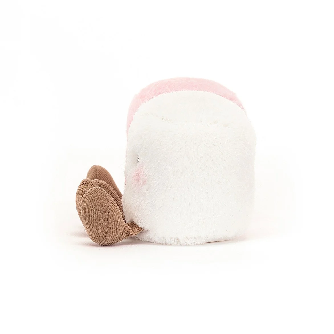 Jellycat Amuseables Pink and White Marshmallows - side view