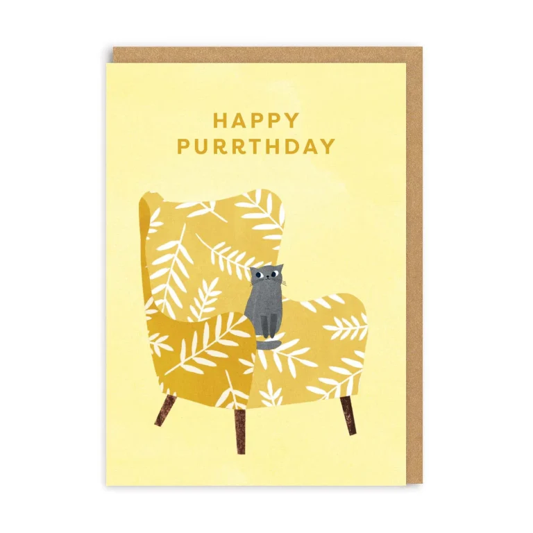 Happy Purrthday | Funny Birthday Card