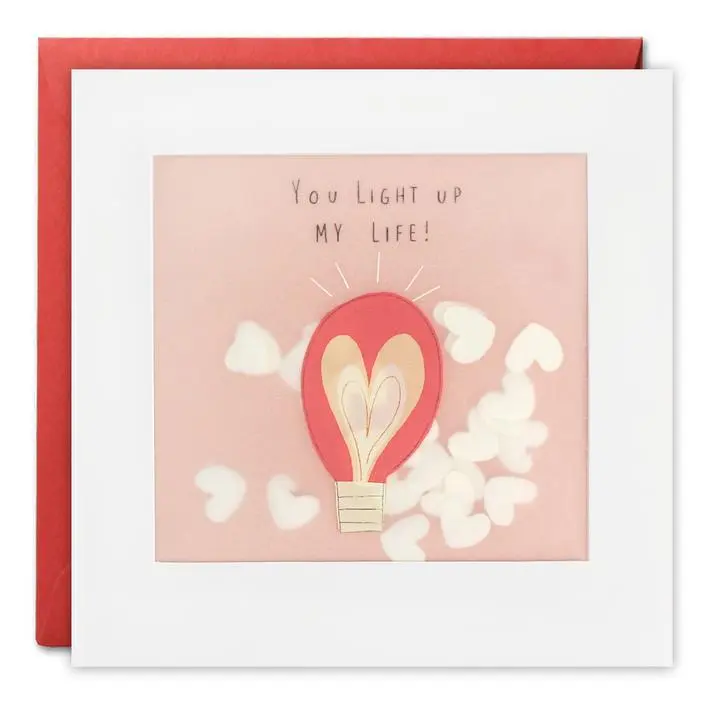 Light Up My Life - Paper Shakies | Valentine's Day card