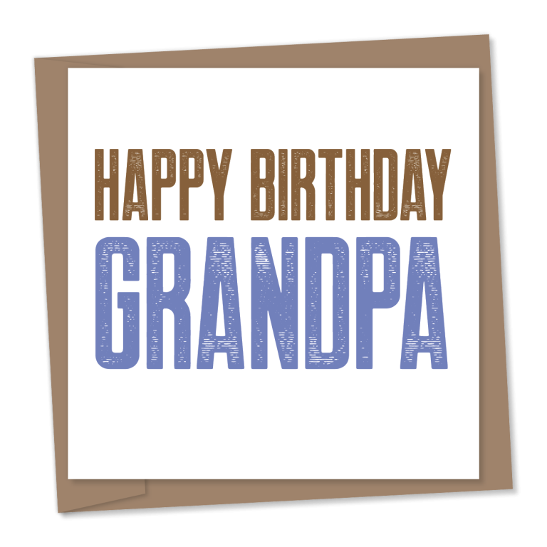 Happy birthday grandpa | Birthday card