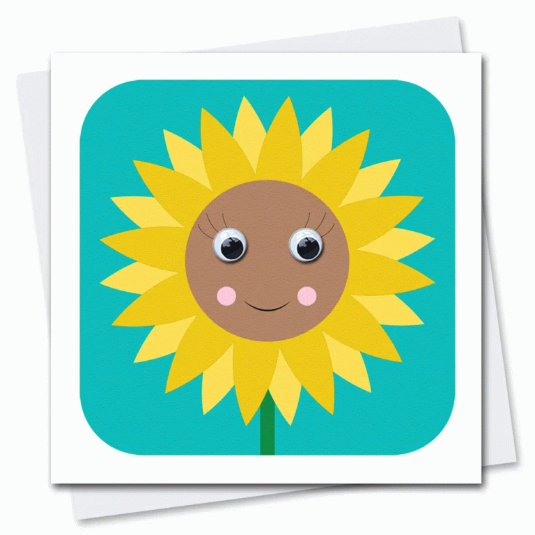 Suki Sunflower | Greeting card