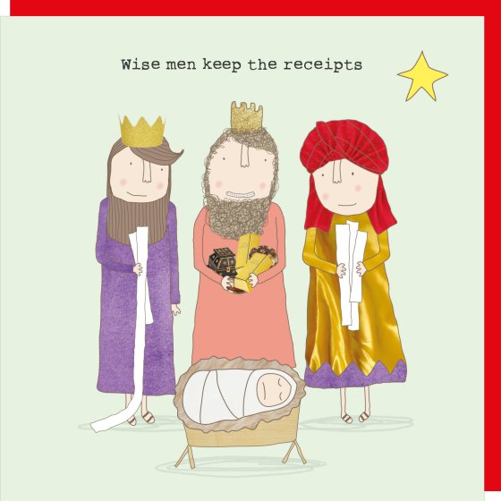 Wise men receipts | Christmas card
