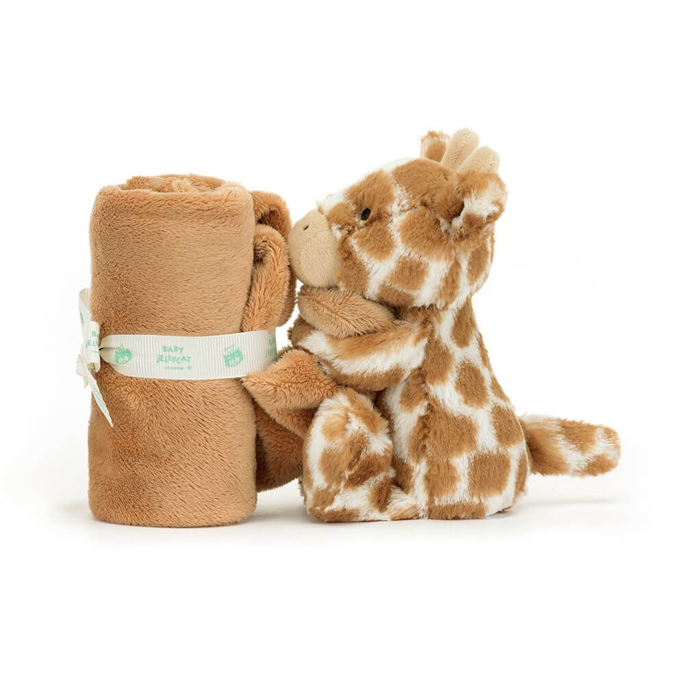 Jellycat Bashful Giraffe Soother - side view