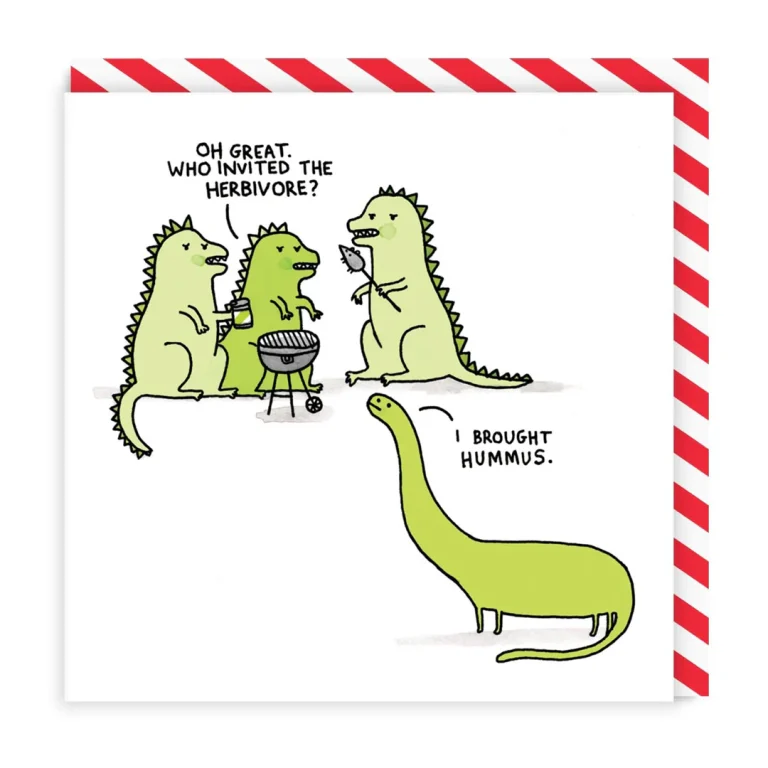 Herbivore BBQ | Funny greeting card