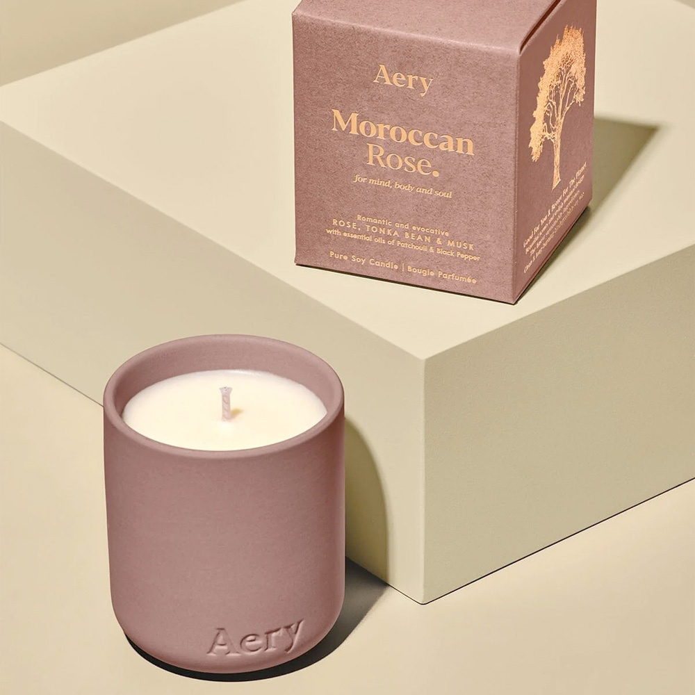 Moroccan Rose Scented Candle | Mini size