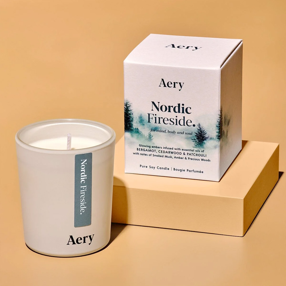 Nordic Fireside Scented Candle | Mini size