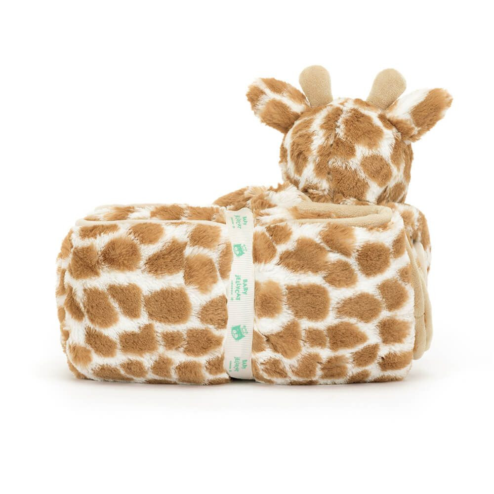Jellycat Bashful Giraffe Blankie - back view