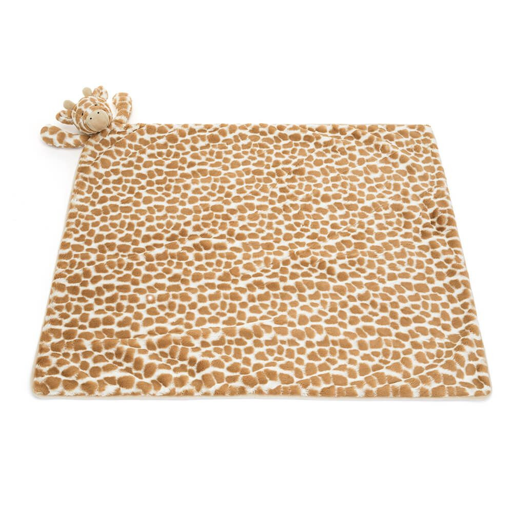 Jellycat Bashful Giraffe Blankie - open