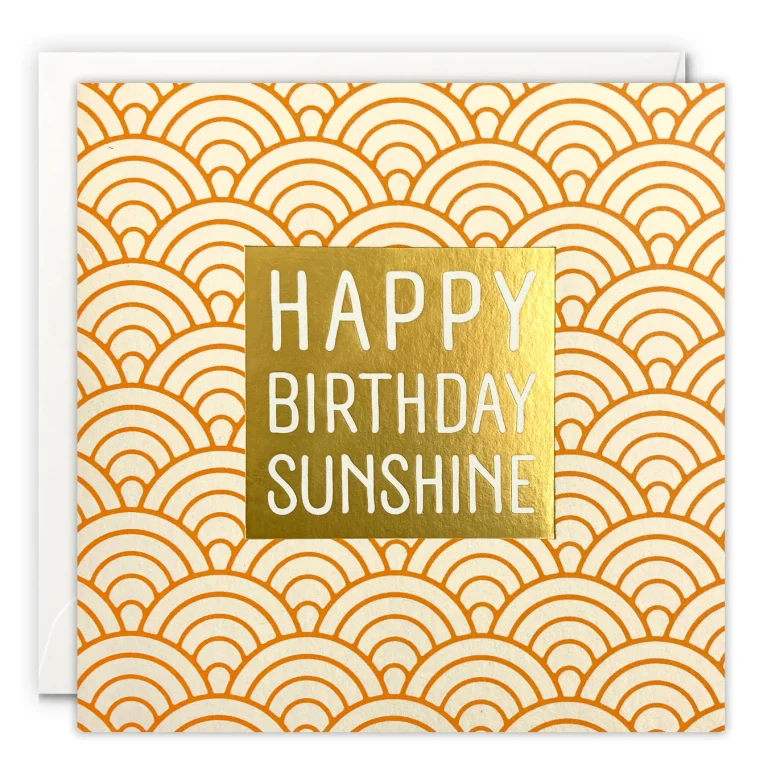 Happy Birthday Sunshine - Deco Card | Birthday card
