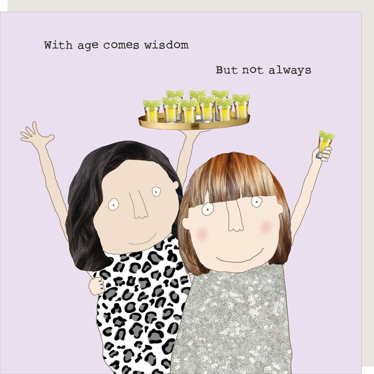 Wisdom | Funny birthday card