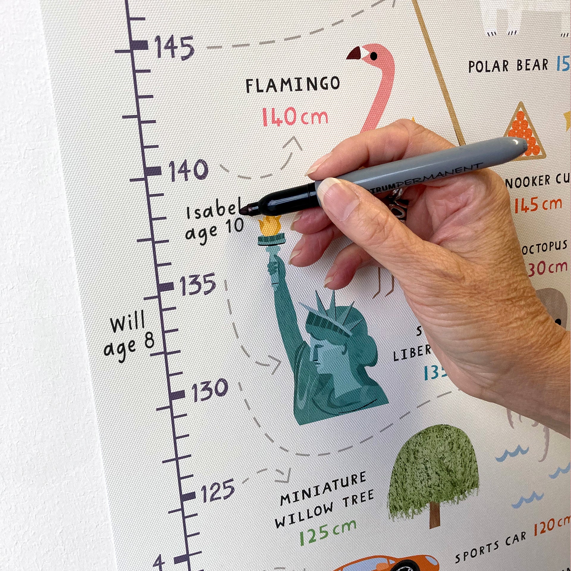 Family As Tall As Height Chart (extra tall)