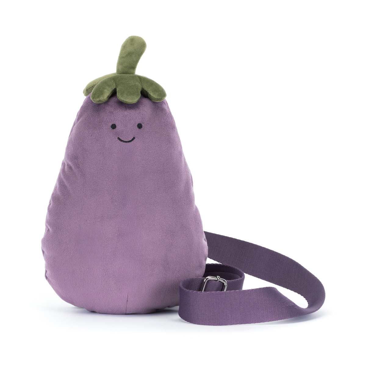 Jellycat Amuseables Aubergine Bum Bag – front view