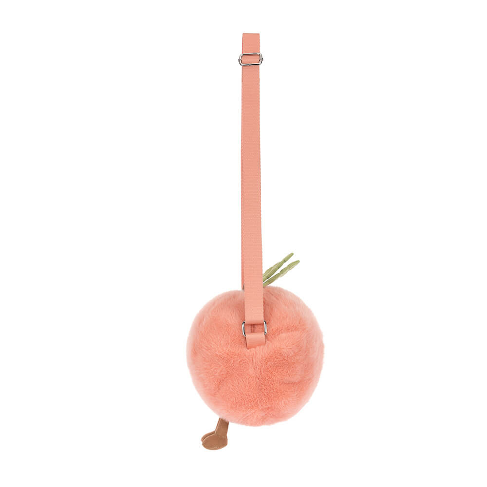 Jellycat Amuseables Peach Shoulder Bag – side view