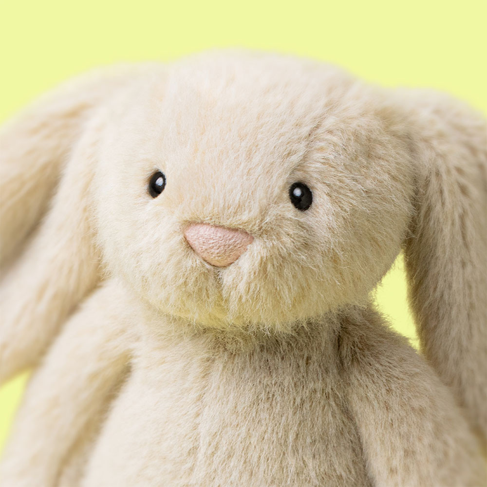 Jellycat Wheat Flufflet Bunny – close up