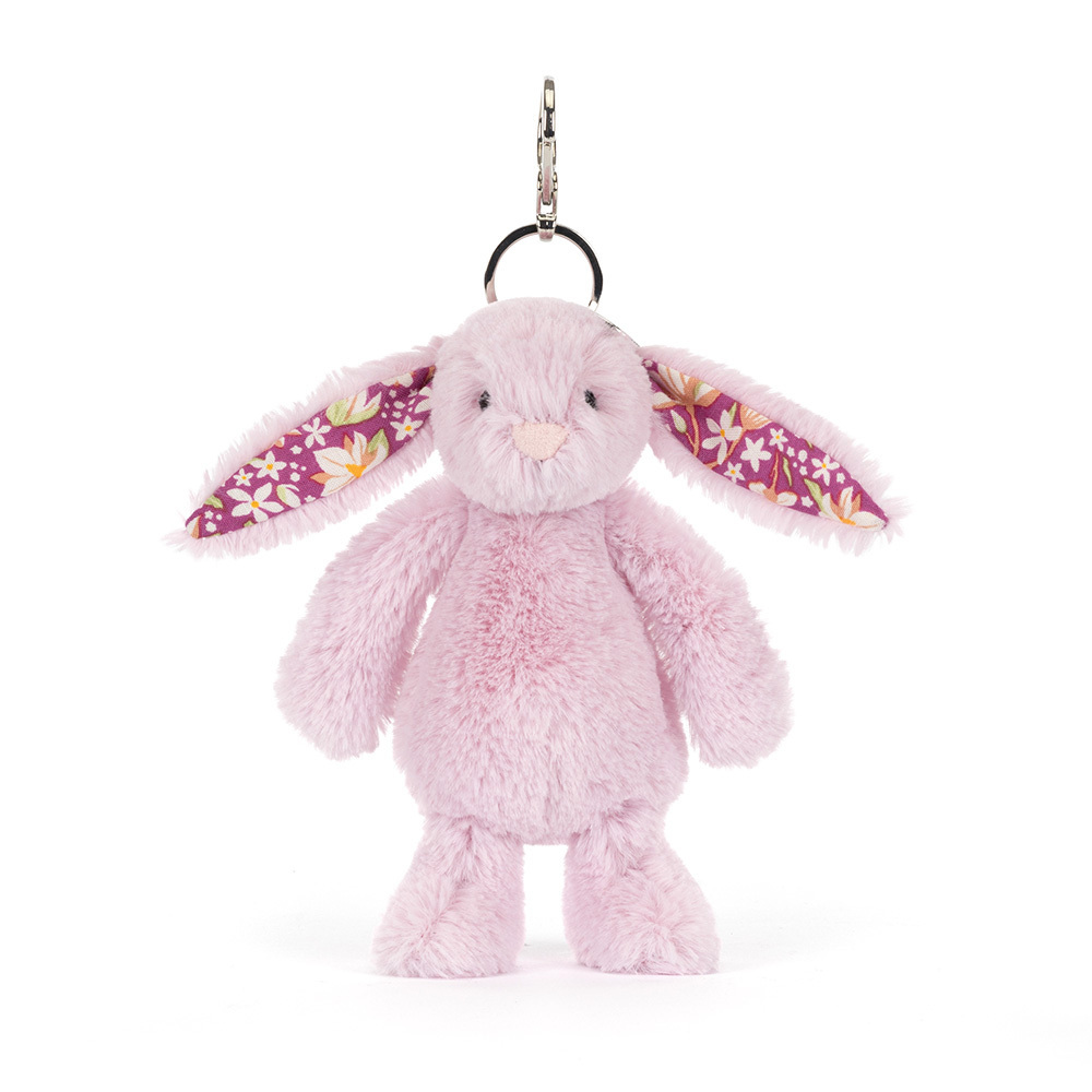 Jellycat Thistlepop Blossom Bunny Bag Charm – front view