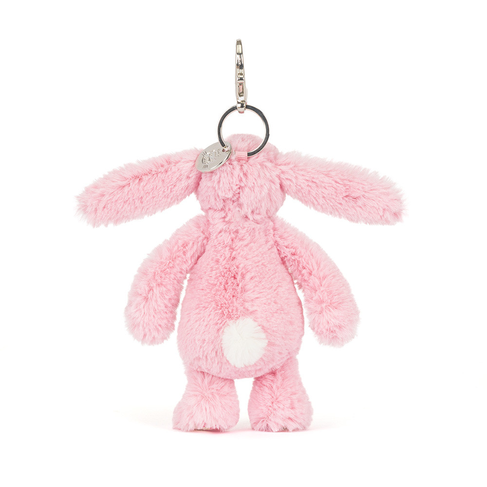 Jellycat Blushkin Blossom Bunny Bag Charm – rear view
