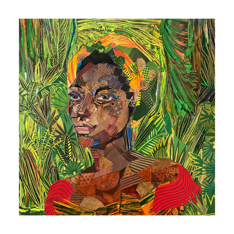 intertwined – original collage by Jacqui Shipp