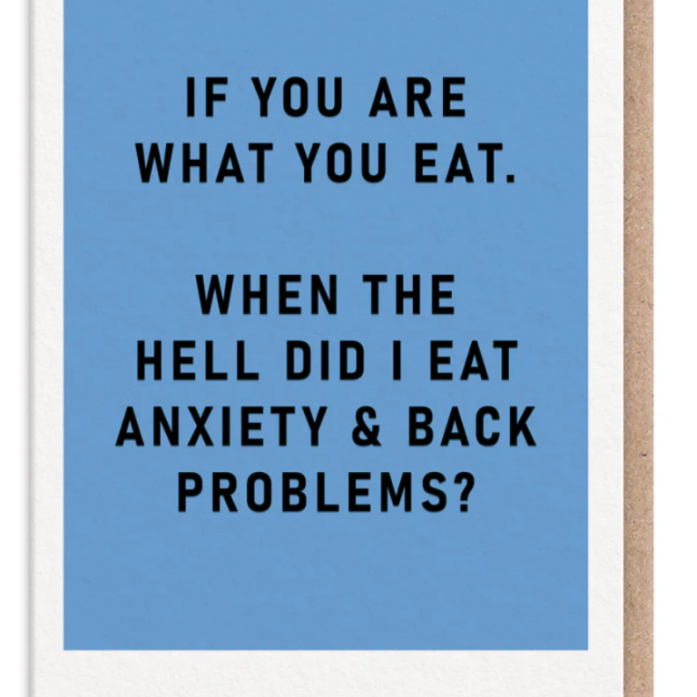 You Are What You Eat | Greeting Card
