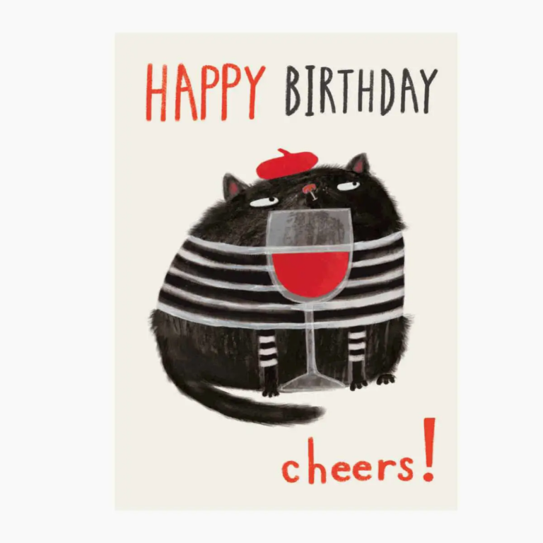 Birthday Cheers Cat | Birthday card
