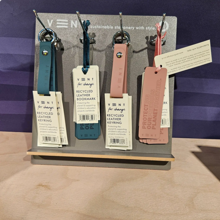 Recycled Italian Leather Bookmark | Emerald Green