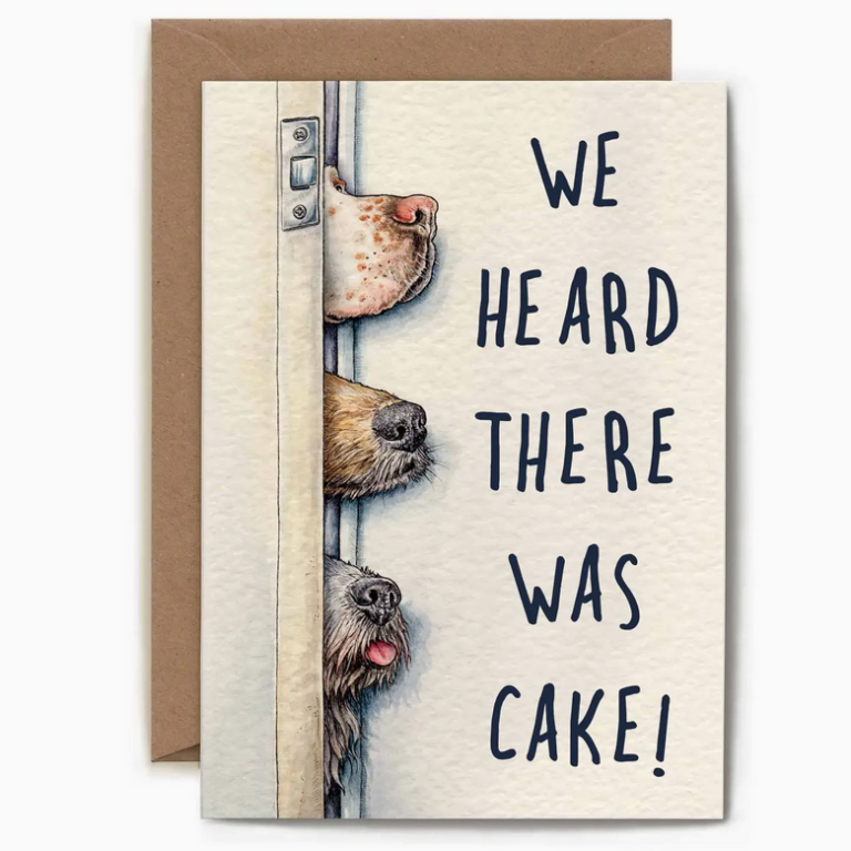 Heard There Was Cake | Funny Birthday card