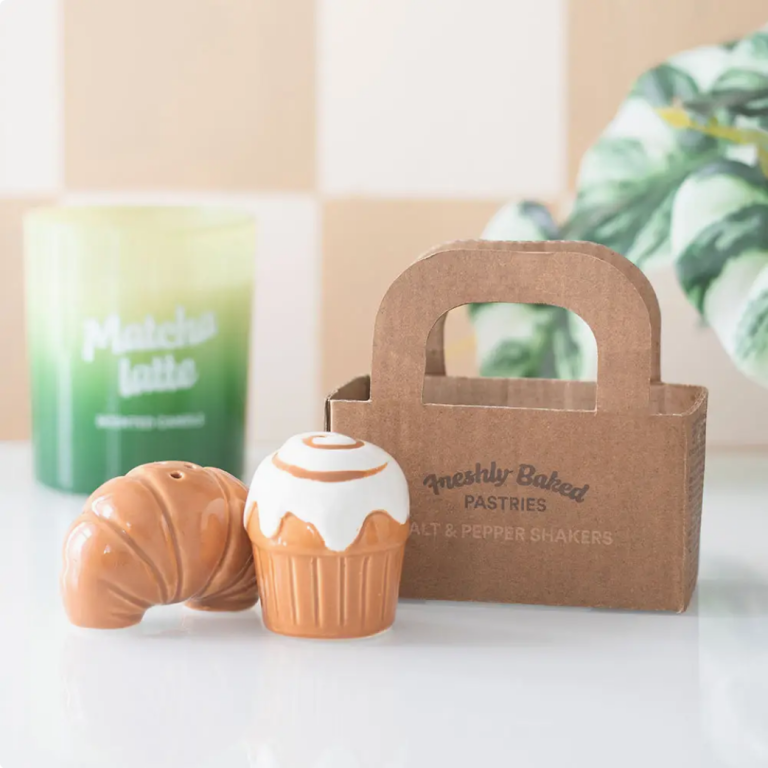 Pastry Shaped Salt and Pepper Shakers