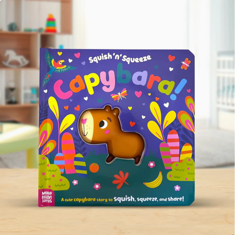 Squish 'n' Squeeze Capybara! Book